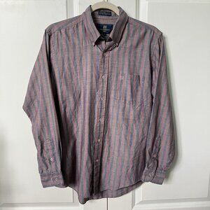 Vintage Givenchy Couture Shirt Mens M Striped Button Up